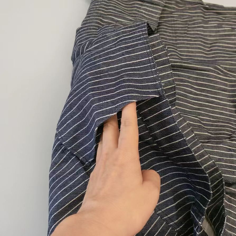 Denim Kahama pants striped denim