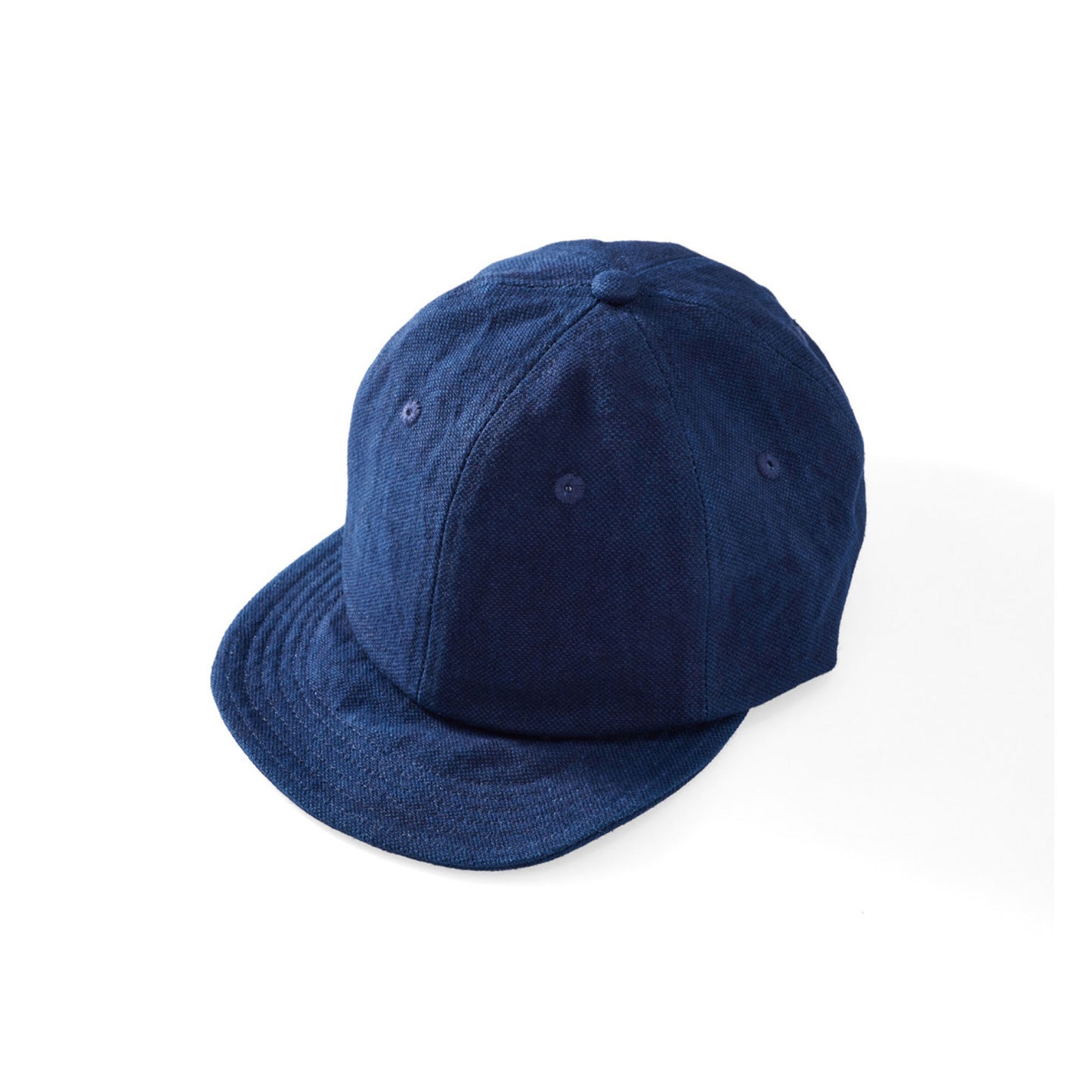 Indigo Blue Baseball Cap Blue trucker cap  plant dyed cap Adjustable Leather Band Newspaper Boy Cap blue baseball hat indigo hat denim hat