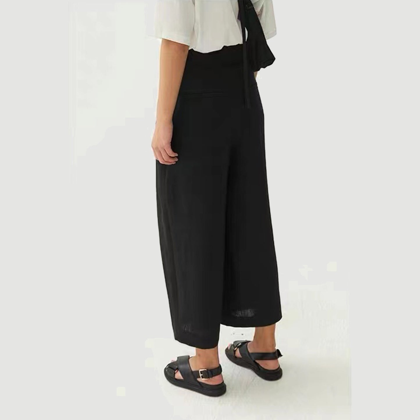 Linen Pants  peg-top pants Fitted waist linen peg top pants custom size available