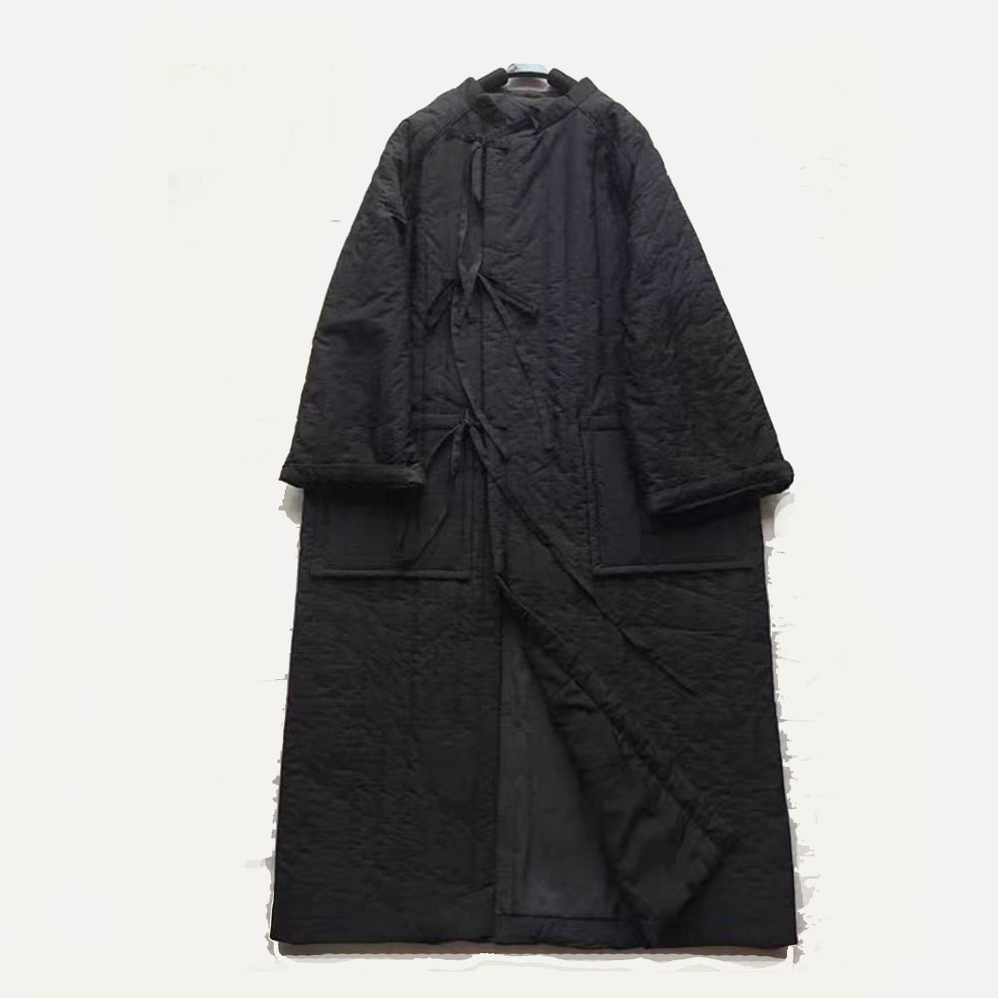 Long hanfu style padded coat light weight padded coat Chinese style padded coat