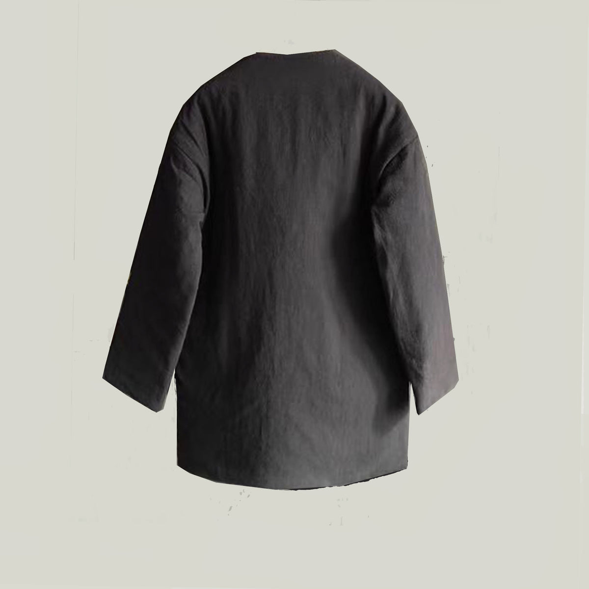 Padded jacket black jacket with scarf cotton padded jacket simple padded scarf jacket