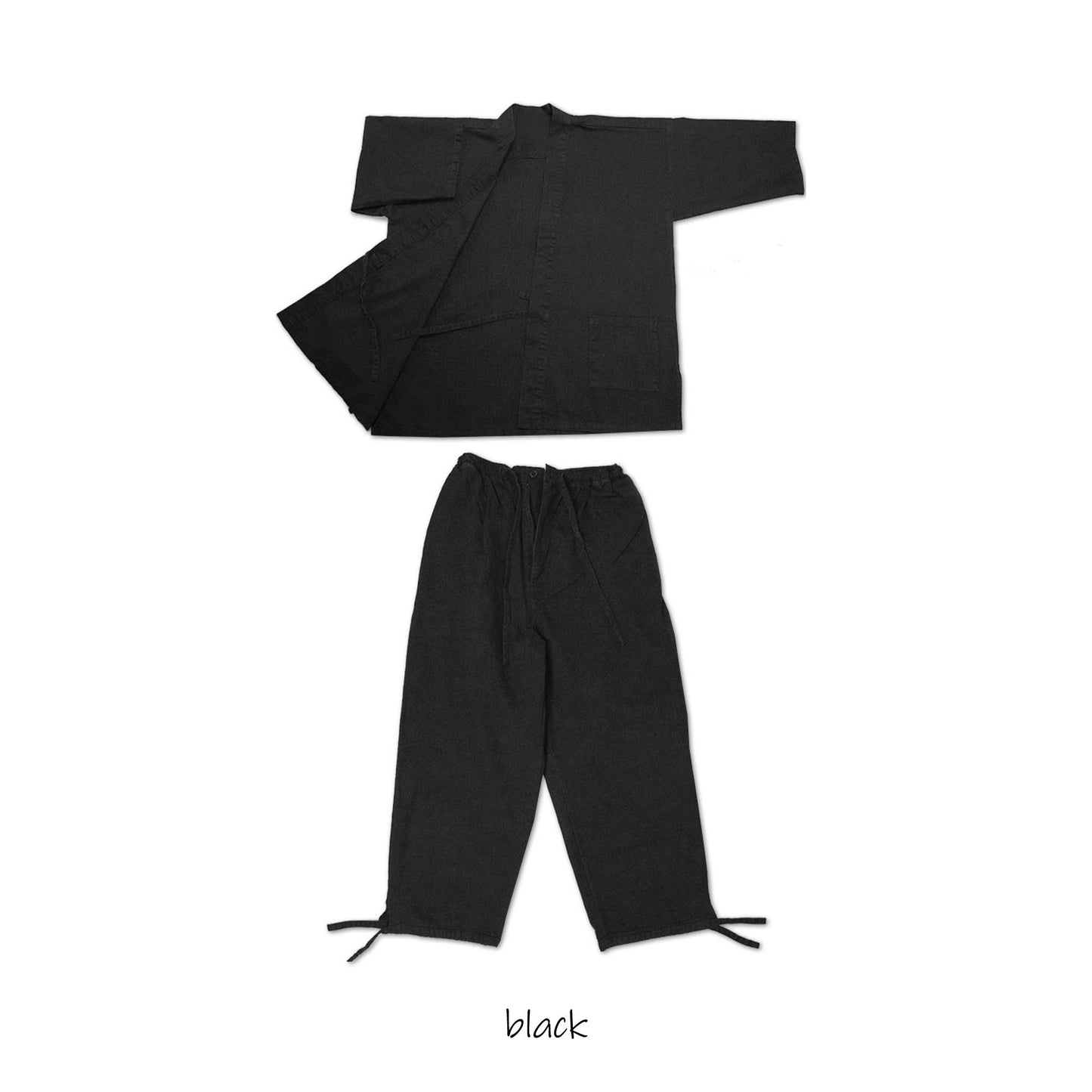 Japanese traditional Kendo Clothing Samue Sets Kimono Style Japan Home Workwear Samue Kurume Japanese Clothes Home Staying meditation Sets