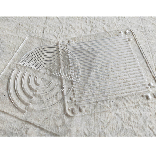 Sashiko Acrylic Stencil Sashiko Embroidery Pettern Sashiko Ruler Boro Sashiko Patch Sashiko Hand Stitching Tool Set of 2
