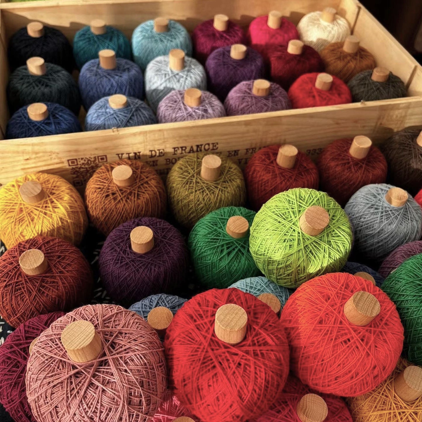 Cotton sashiko thread 380meters roll sashiko thread colorful cotton embroidery thread hand stitching thread big roll cotton thread