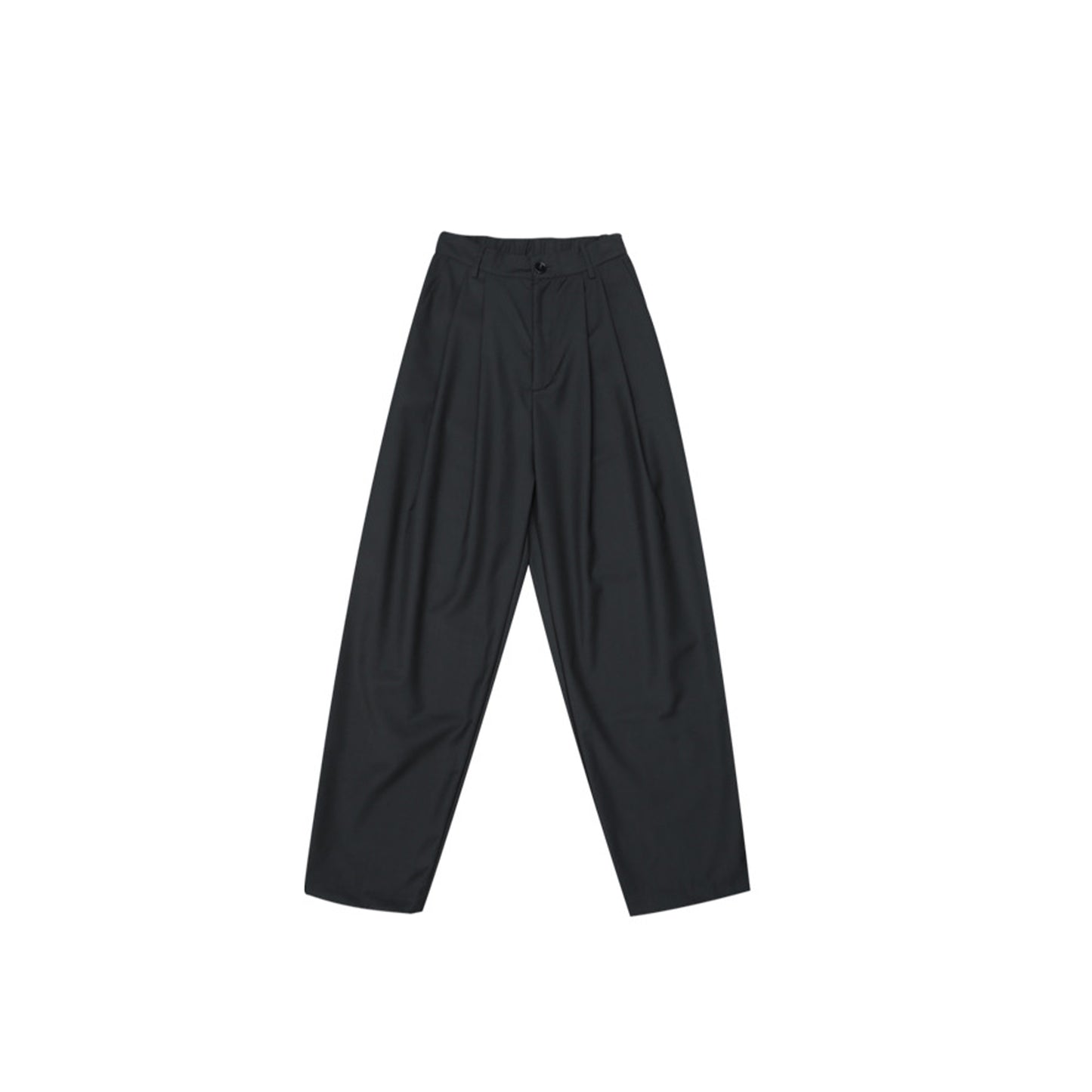 Black Suit Pants Loose Fit Trousers Wide Leg Soft Acetate Pants Neza Studio Long Trousers Unisex Pants Minimalist Style