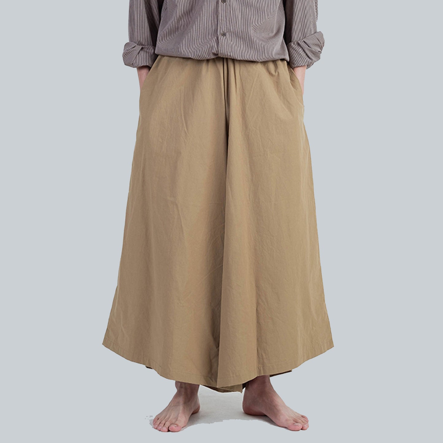 Wide leg pants men / Harem Culottes /  Culottes / Japanese clothing／Wide leg pants women / Harem pants men/cotton pants wide cotton trousers