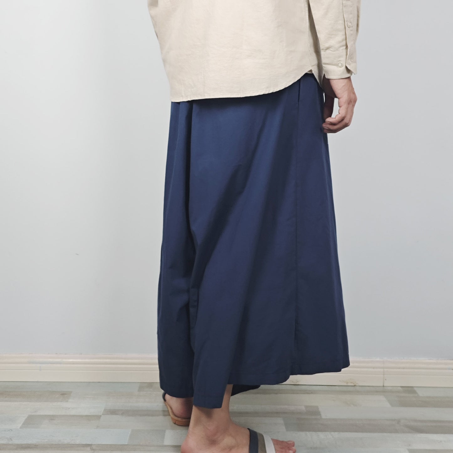 Wide leg pants men / Harem Culottes /  Culottes / Japanese clothing／Wide leg pants women / Harem pants men/cotton pants wide cotton trousers